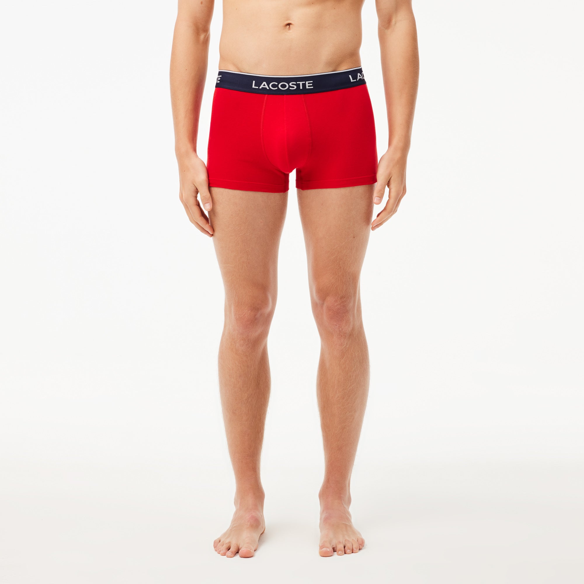 Lacoste 3 Pack Stretch Cotton Trunk Shorts