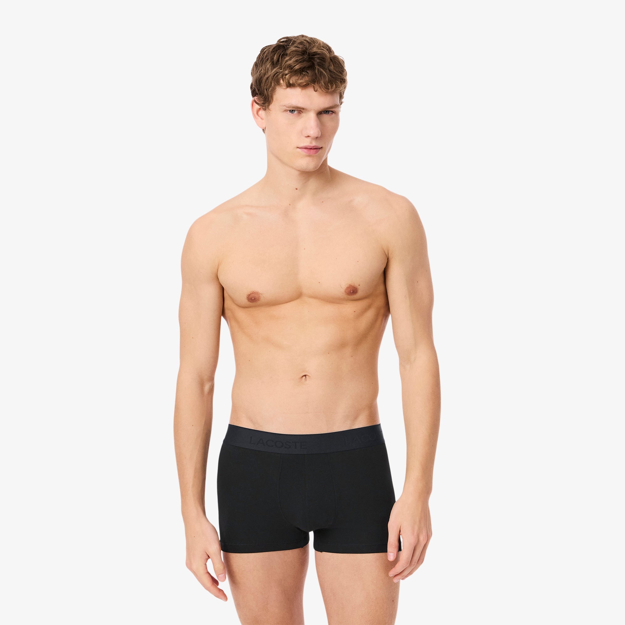 Lacoste 3 Pack Stretch Cotton Trunk Shorts
