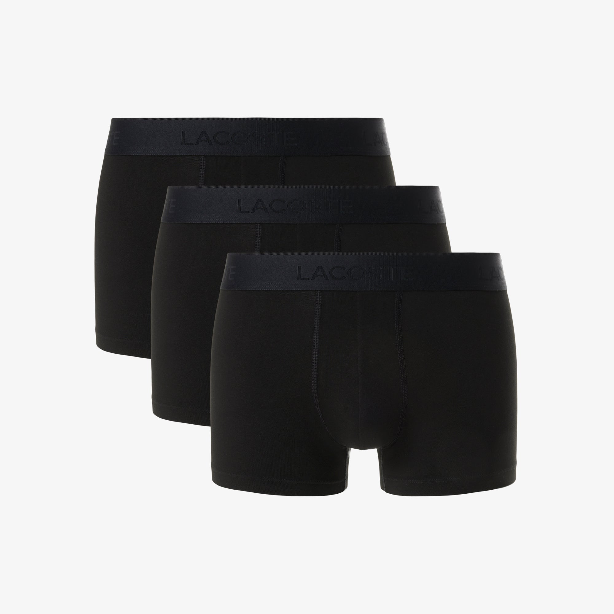 Lacoste 3 Pack Stretch Cotton Trunk Shorts