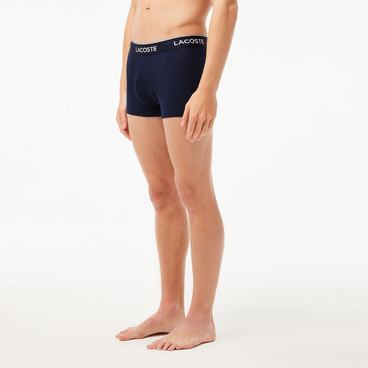 Lacoste 3-Pack Logo Waist Trunks