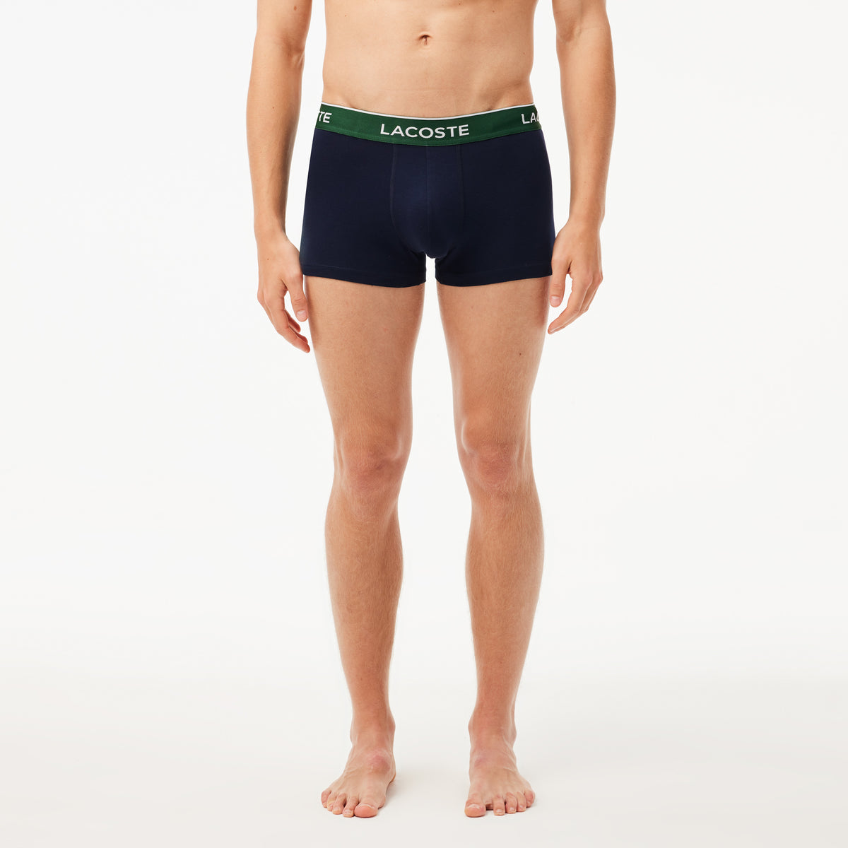 Lacoste 3-Pack Logo Waist Trunks