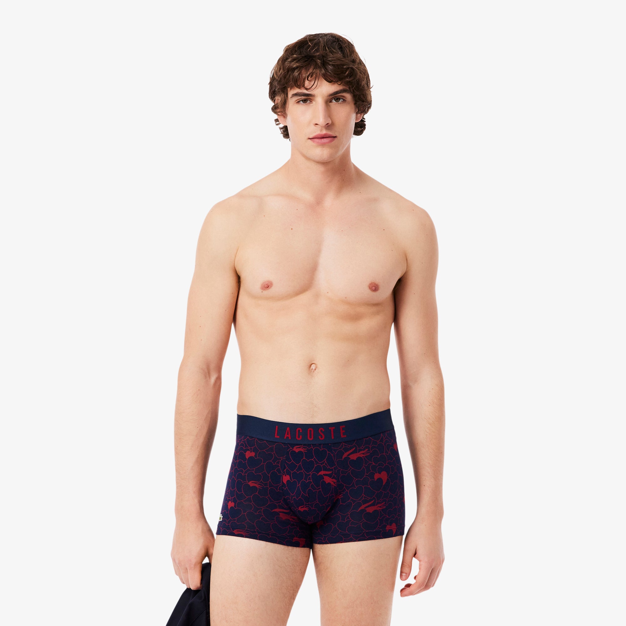 LACOSTE 3-Pack Valentines Edition Trunks