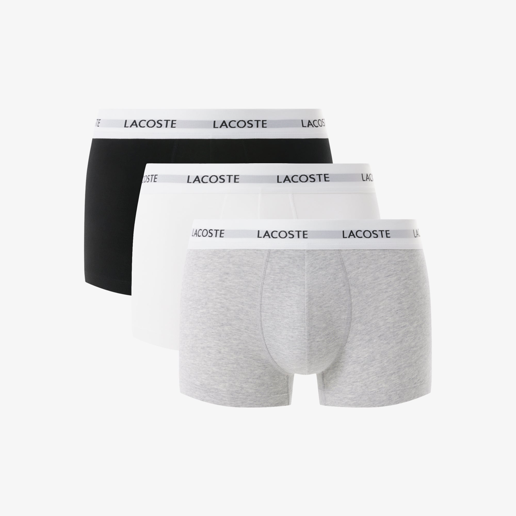 Lacoste 3 Pack Stretch Cotton Trunk Shorts