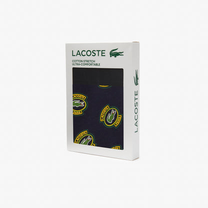 Lacoste Stretch Jersey Print Trunks - Lacoste Apparel THE MIX