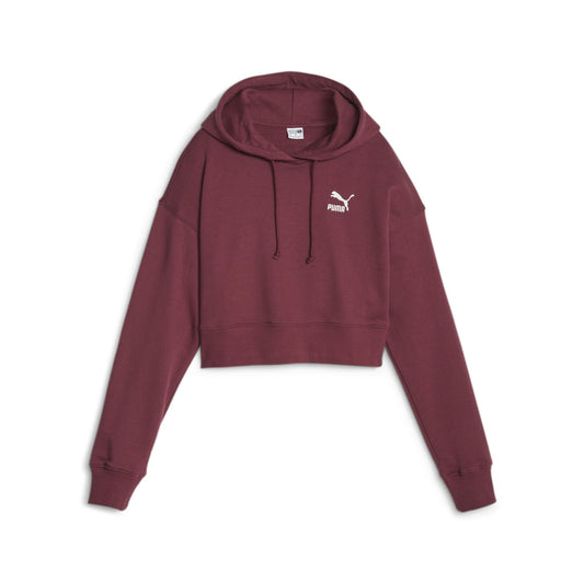 Classics Cropped Hoodie TR - S / Dark Jasper - PUMA Apparel THE MIX