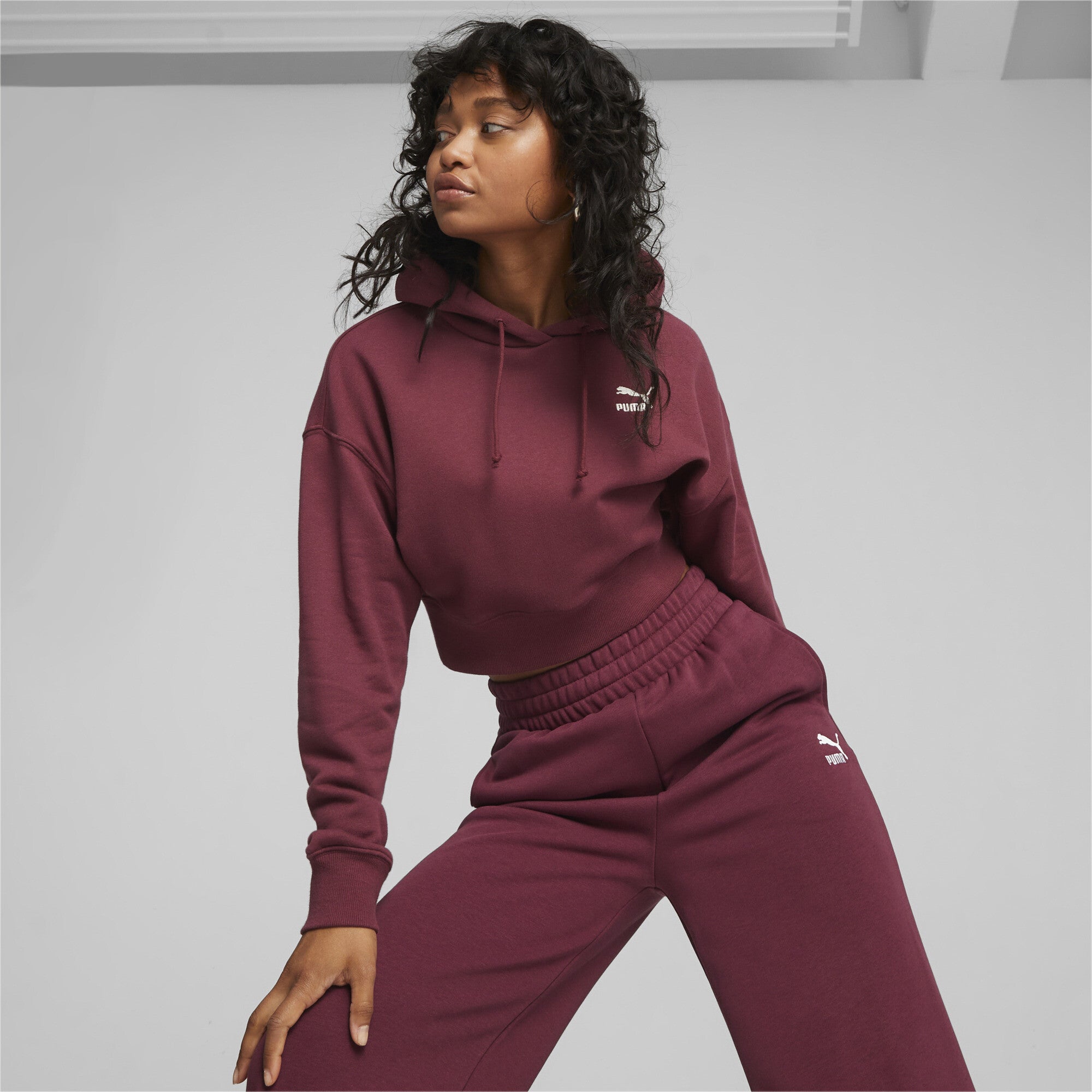 Cropped hoodie puma best sale