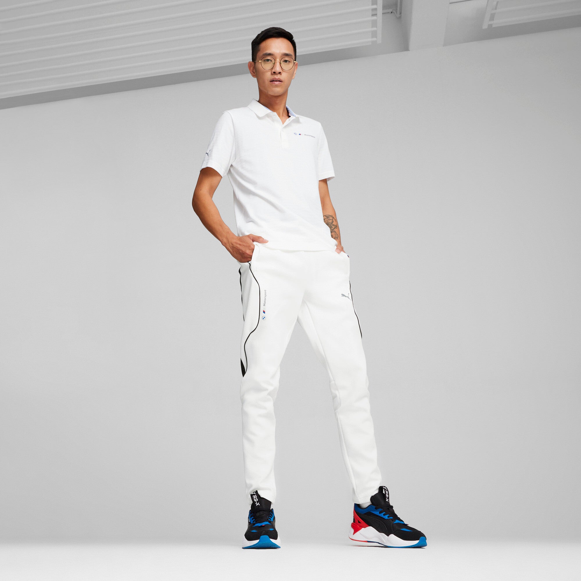 PUMA x BMW M Motorsport Men's Motorsport Jacquard Polo Shirt