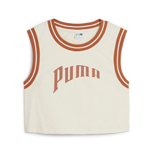 PUMA Team Graphics Crop - XS / Alpine Snow - PUMA Apparel THE MIX