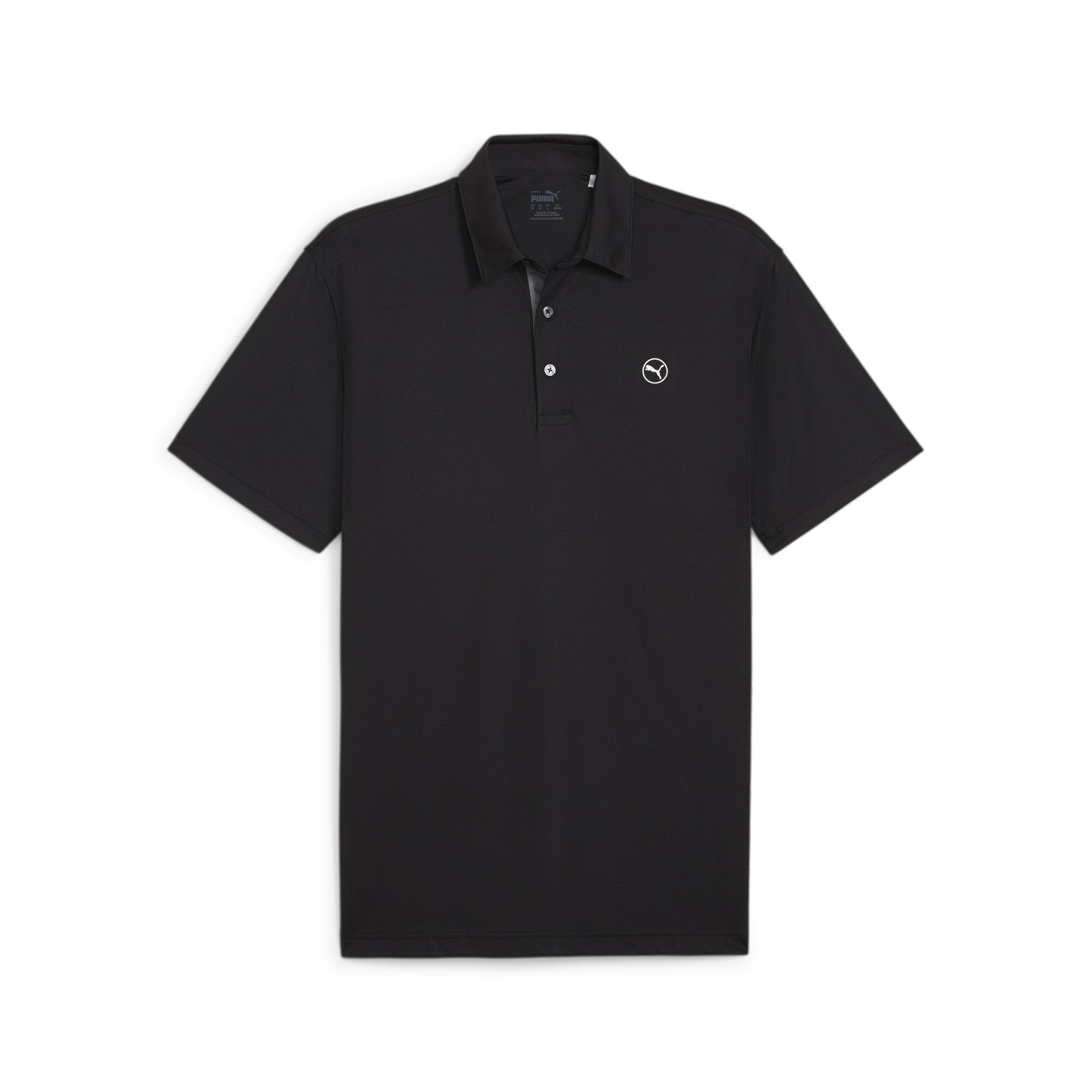 Pure Solid Polo - S / PUMA Black - PUMA Apparel THE MIX