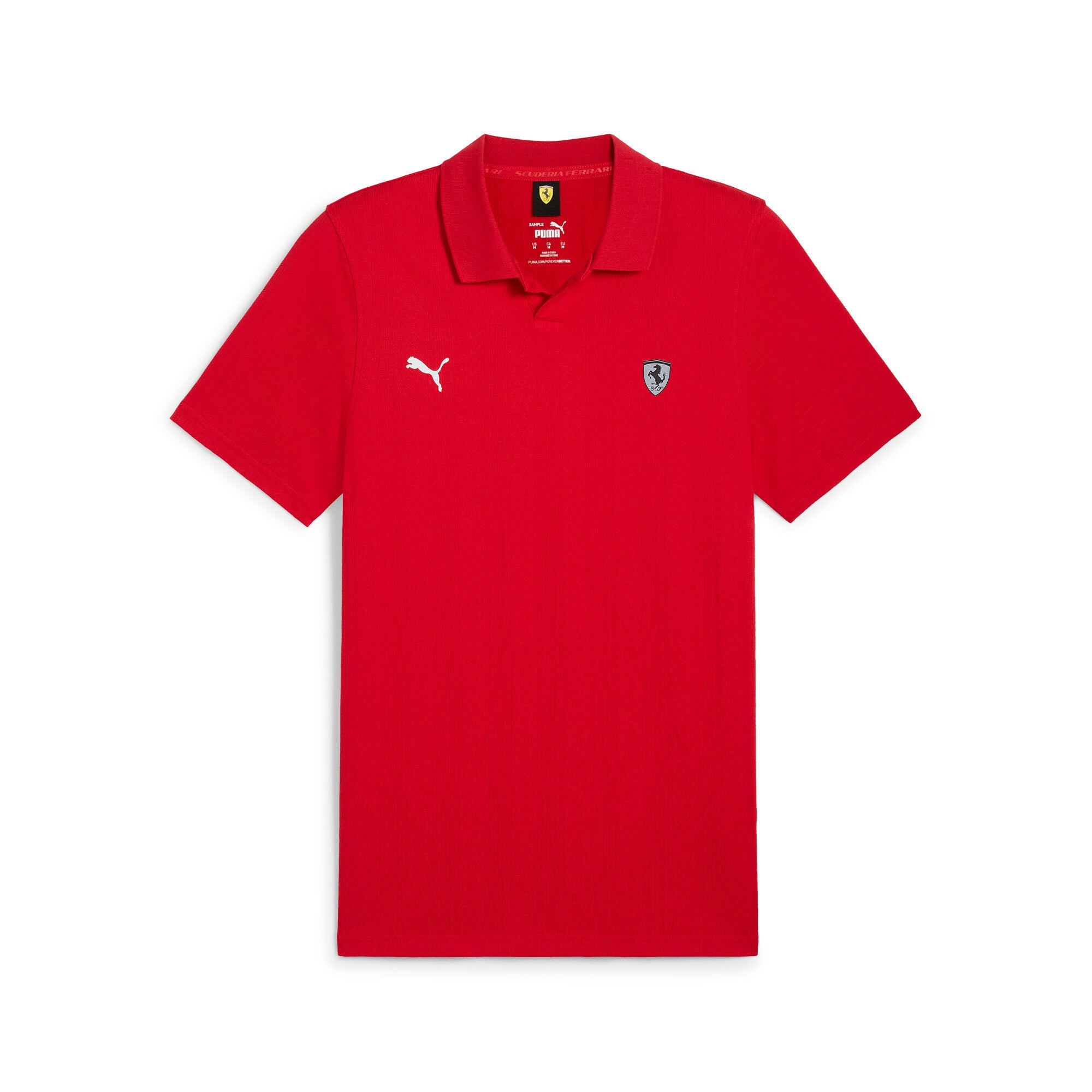 PUMA x Ferrari Style Men's Motorsport Jacquard Polo