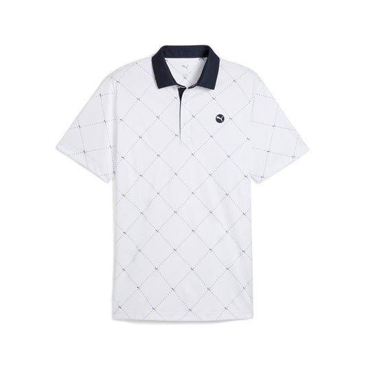 PUMA Pure 2.0 Argyle Golf Polo Men