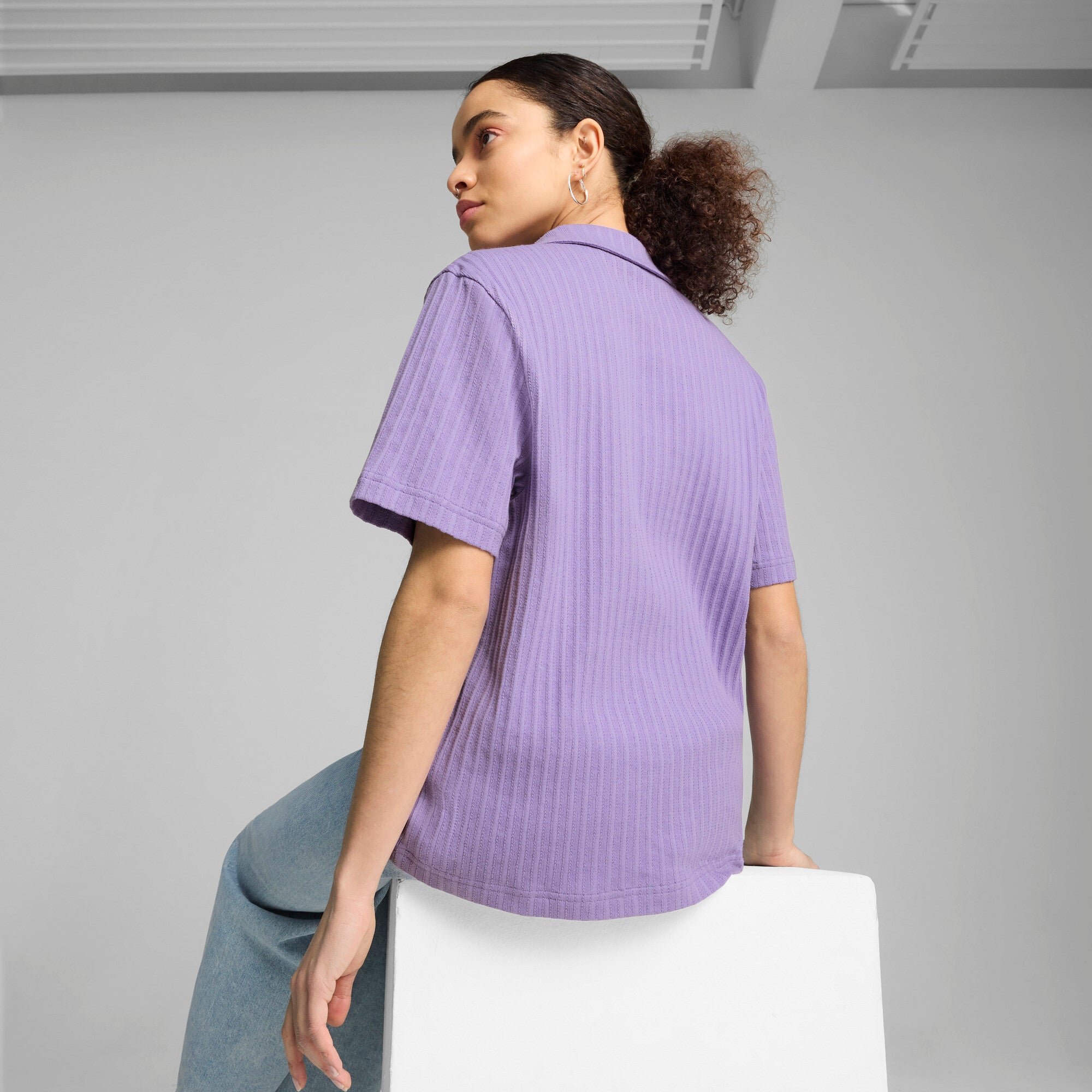 PUMA Wardrobe Essentials Women's Pointelle Shirt