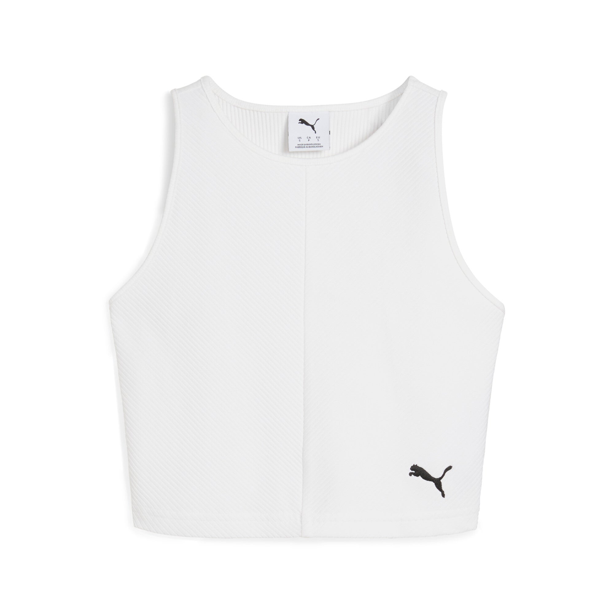 PUMA Wardrobe Essentials Women's Ribbed Crop Top