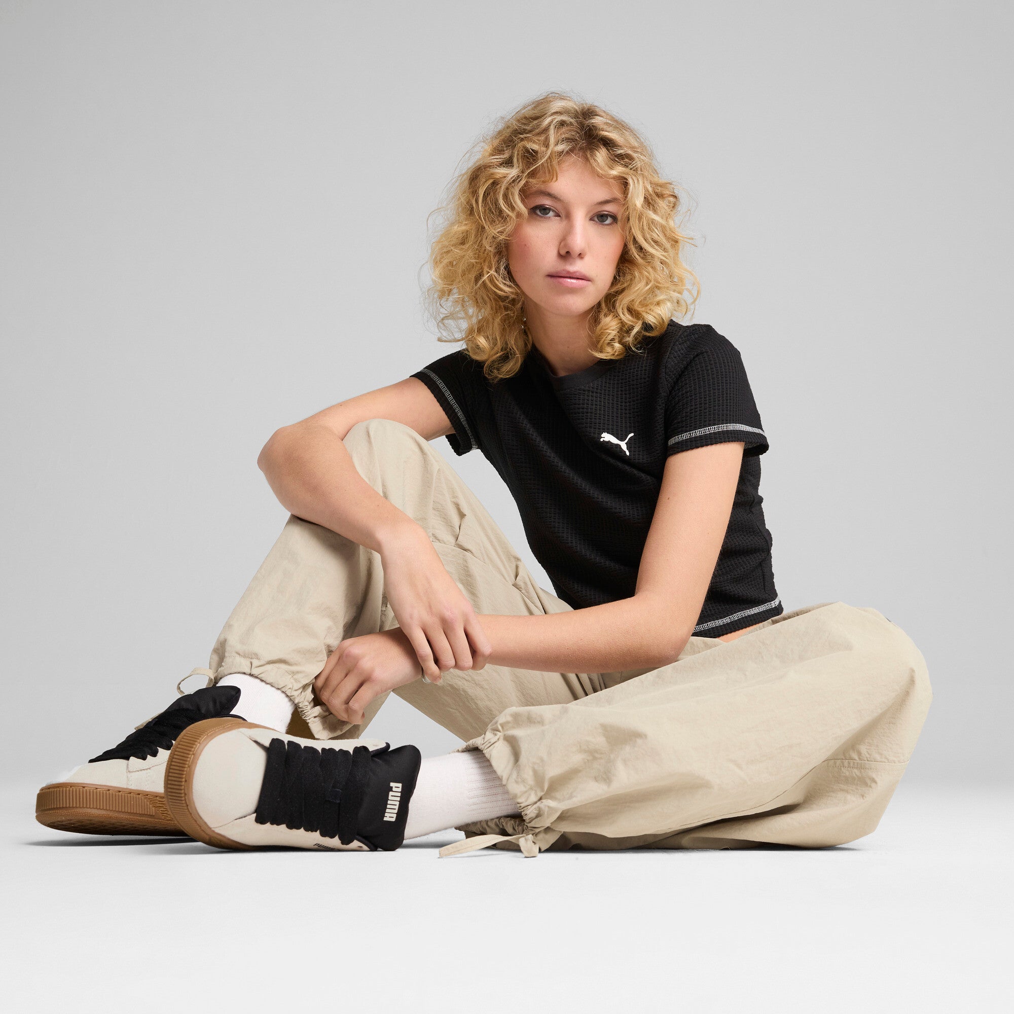 PUMA Dare To Textured Women's Baby Tee