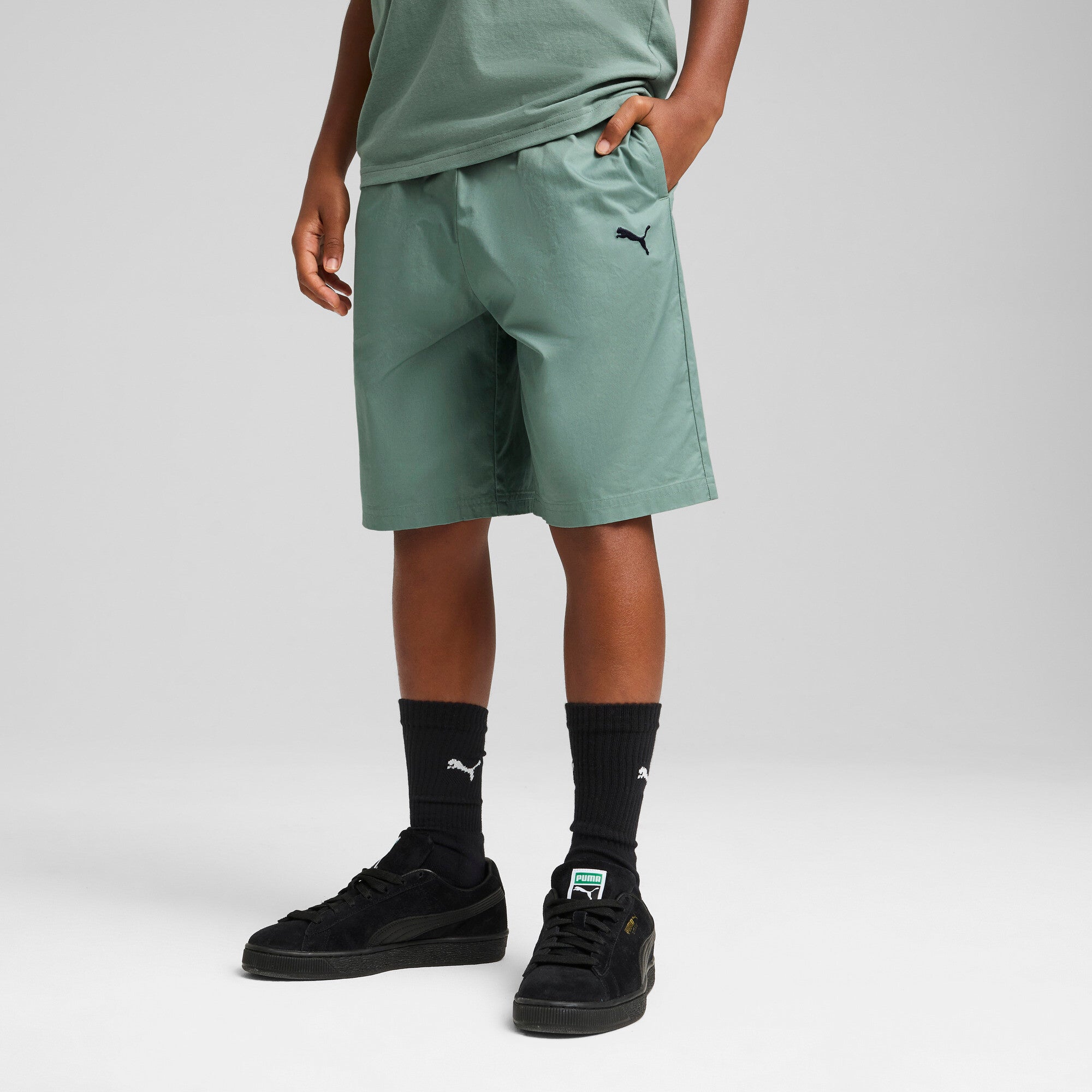 Super PUMA Big Kids' Woven Shorts