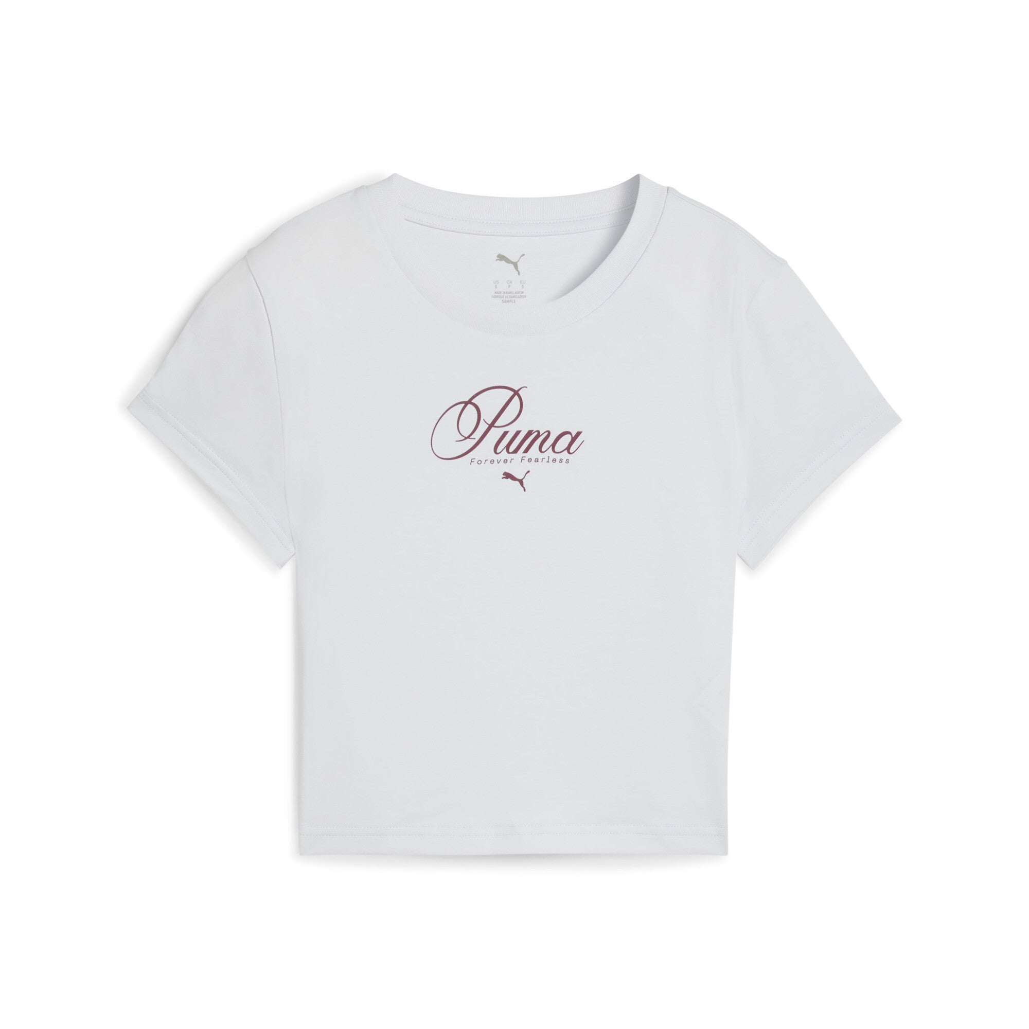 PUMA Graphic Script Baby Tee