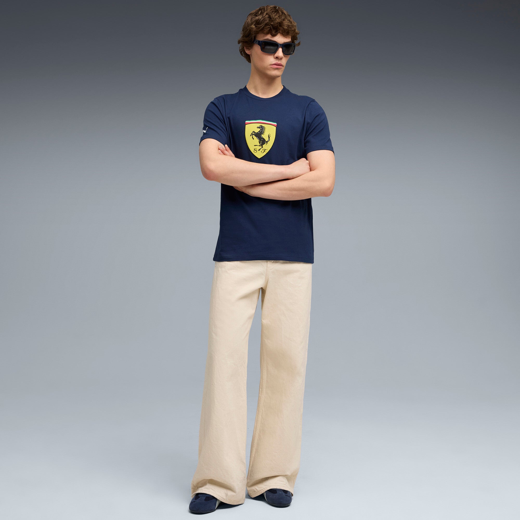 PUMA x Scuderia Ferrari Sportswear Coloured Shield Tee Men