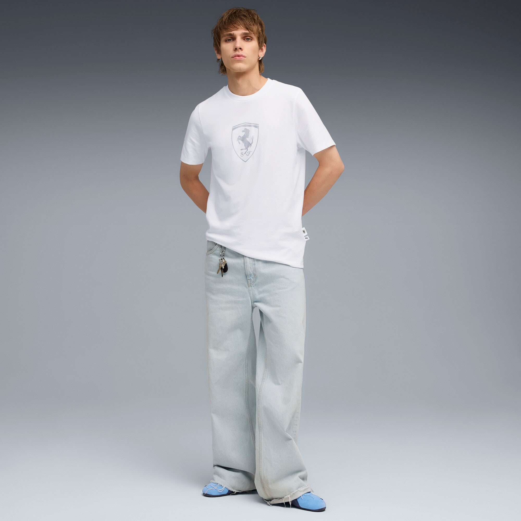 PUMA x Scuderia Ferrari Sportswear Tonal Shield Tee Men