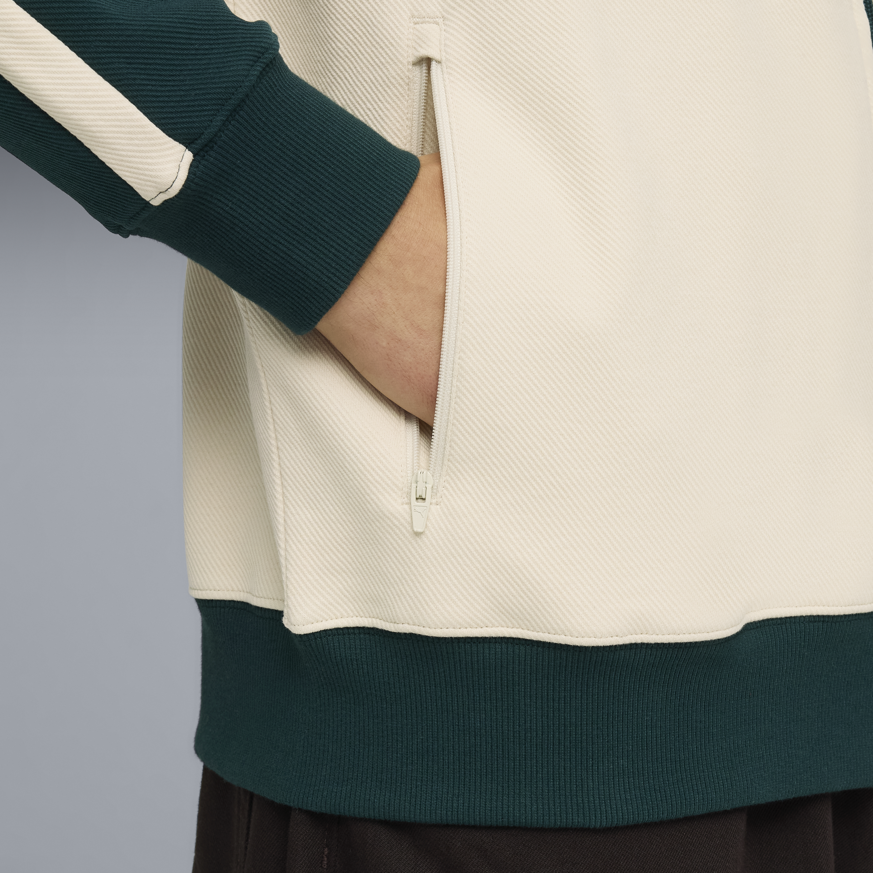 PUMA T7 Relaxed Wing Collar Jacquard Track Jacket Unisex