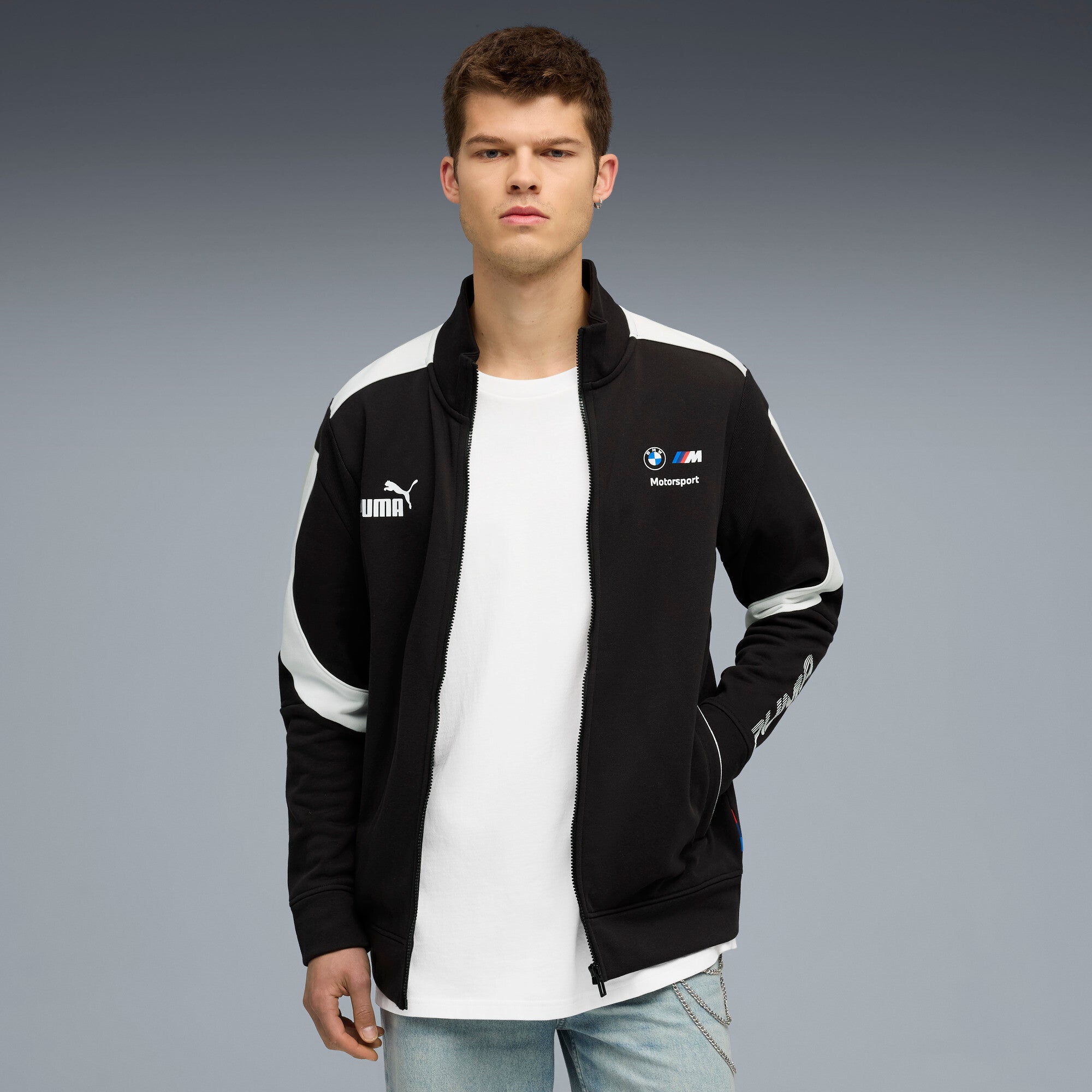 PUMA x BMW M Motorsport T7 Men's Zip-Up Motorsport Jacket