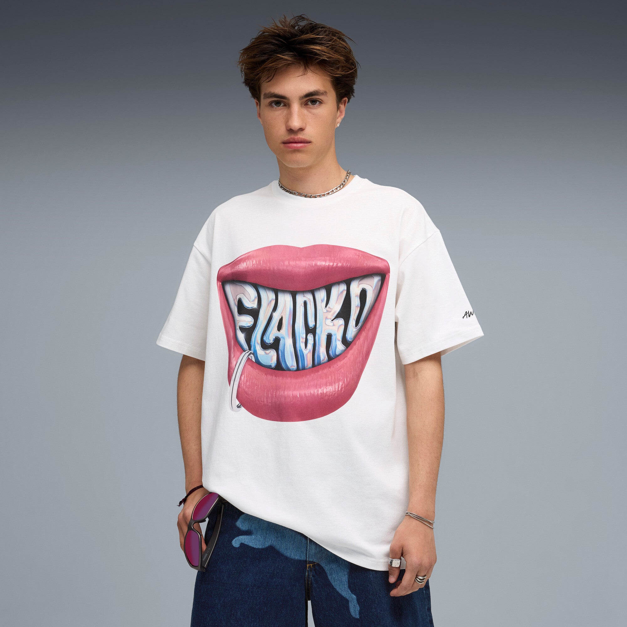 A$AP ROCKY x PUMA Men's Flacko Smile Tee