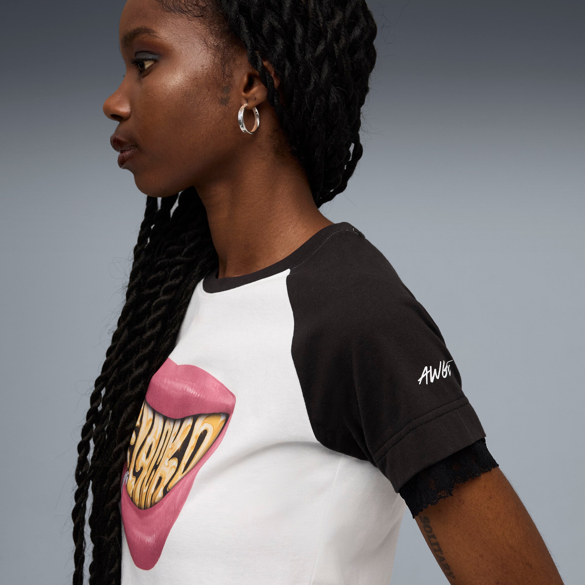 A$AP ROCKY x PUMA Women's Flacko Smile Baby Tee
