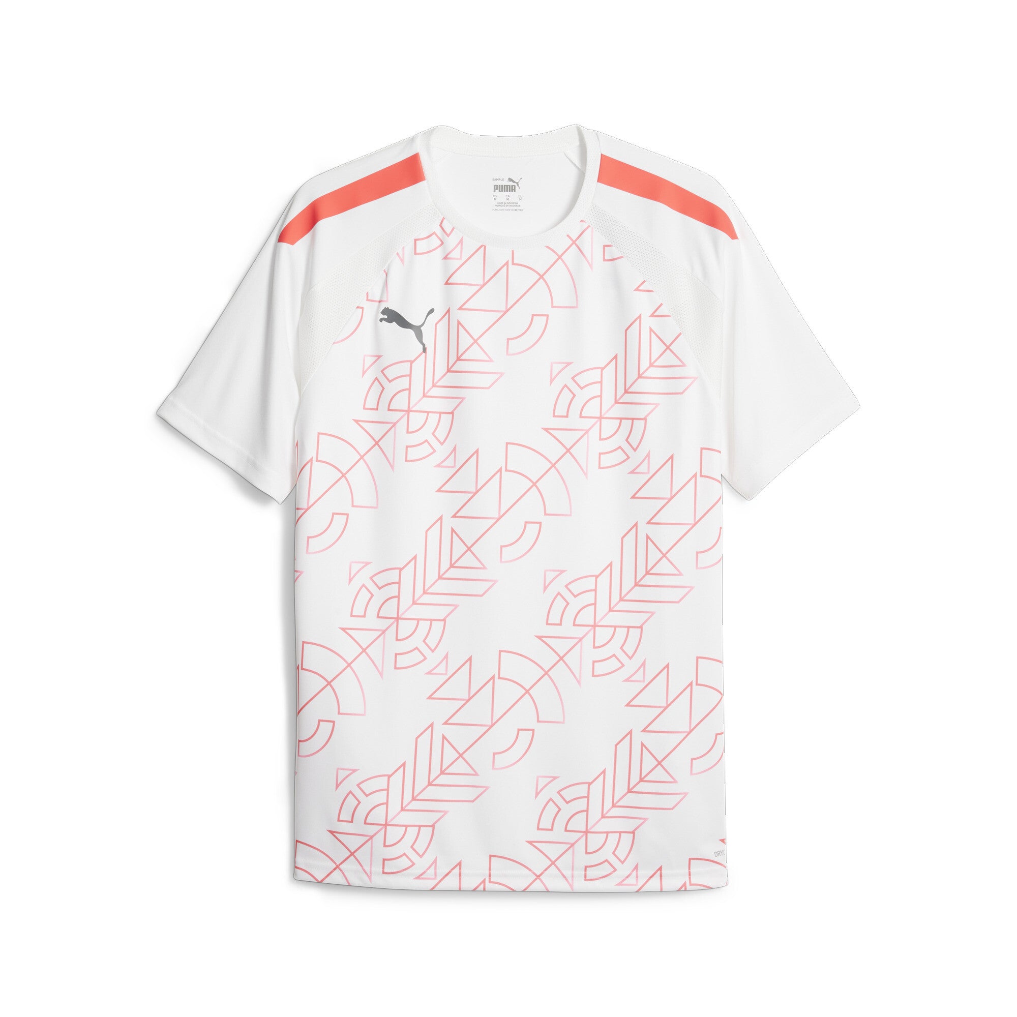 TeamLiga Graphic Jersey - S / PUMA White-Fire Orchid - PUMA Apparel THE MIX
