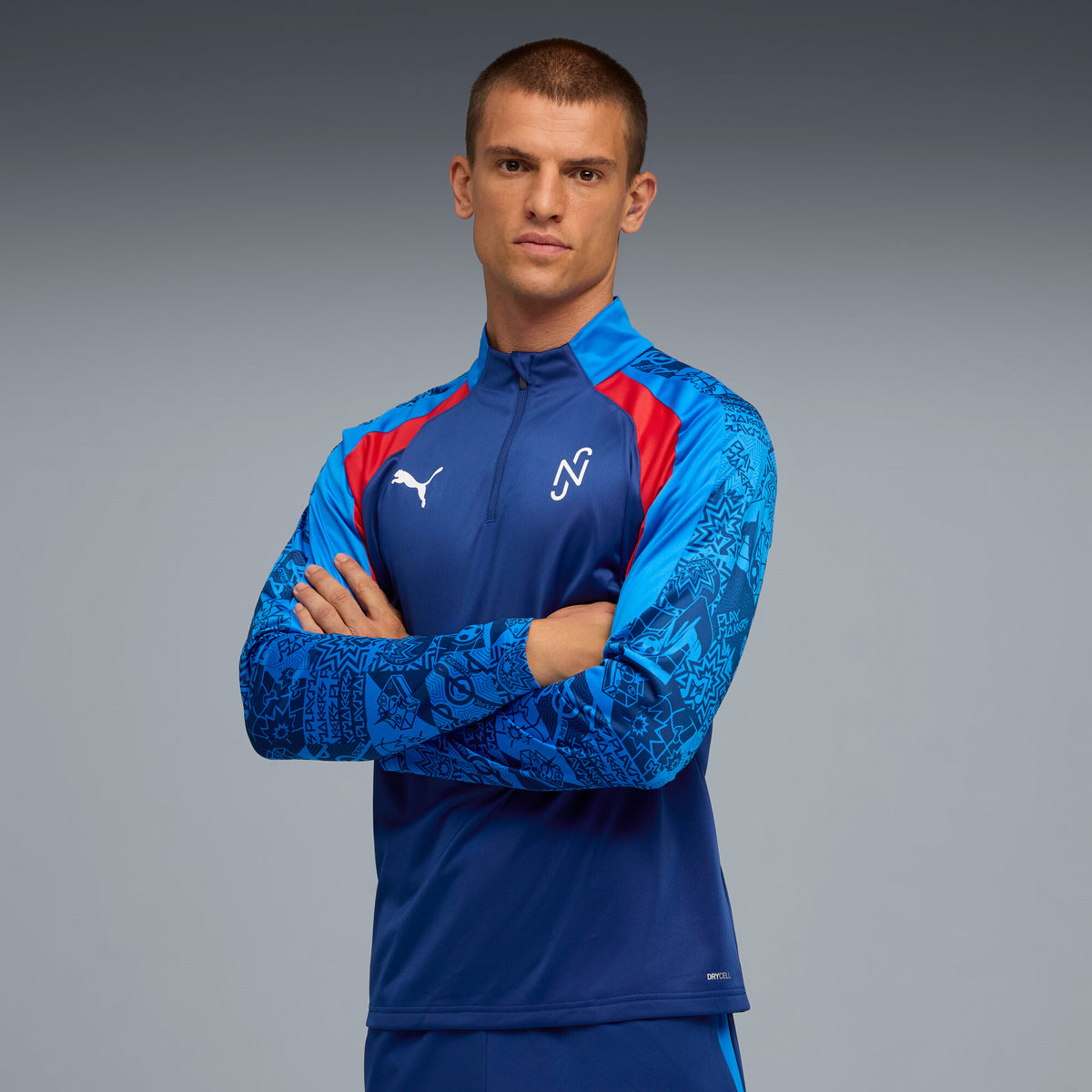 PUMA Neymar Jr Playmaker Quarter-Zip Football Top Men