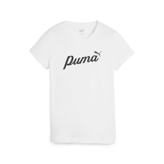 PUMA ESS+ Script Women's Tee