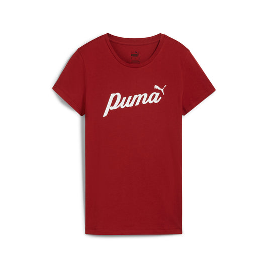 PUMA ESS+ Script Women's Tee