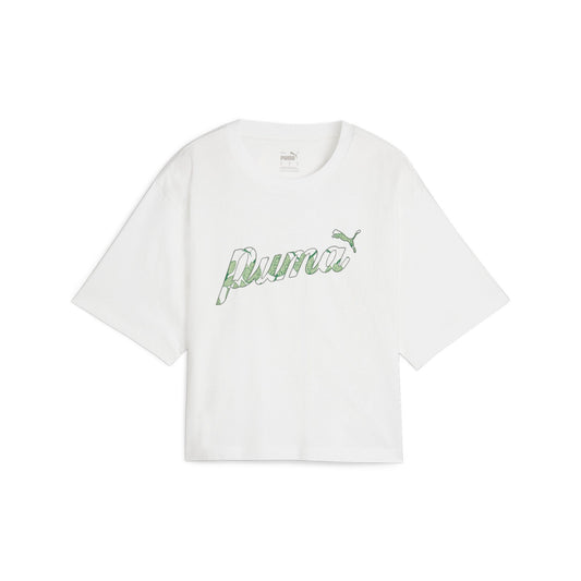 Blossom Short Graphic Tee - XS / PUMA White - PUMA Apparel THE MIX