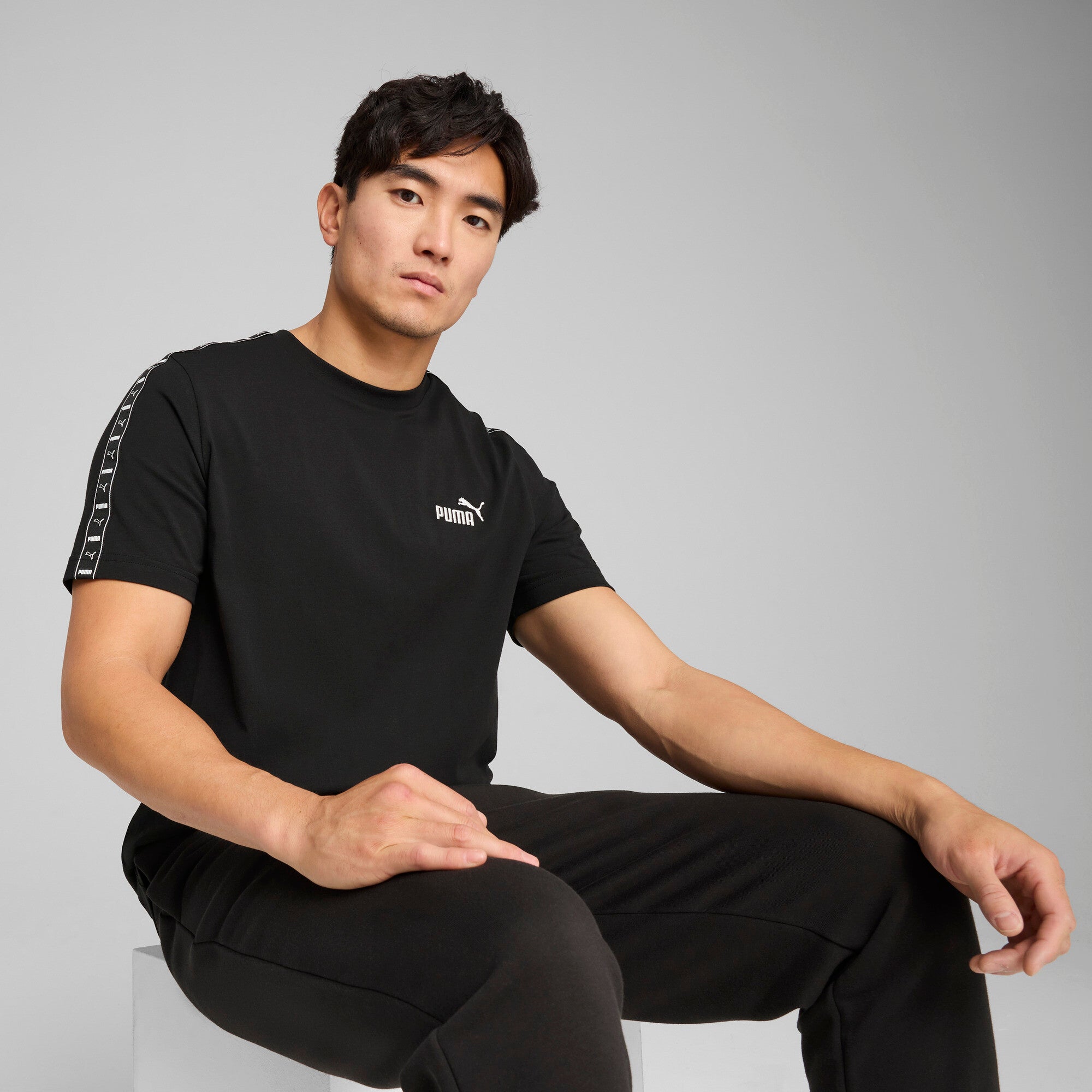 PUMA Men's Essentials Tape Tee