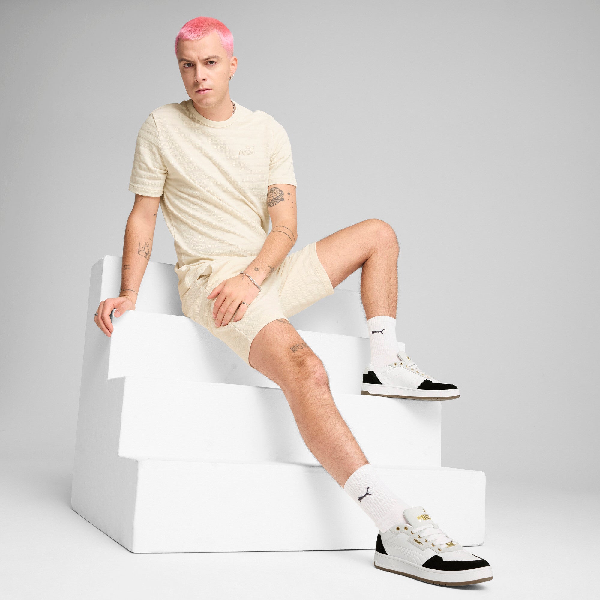 PUMA Essentials Elevated Structured Tee