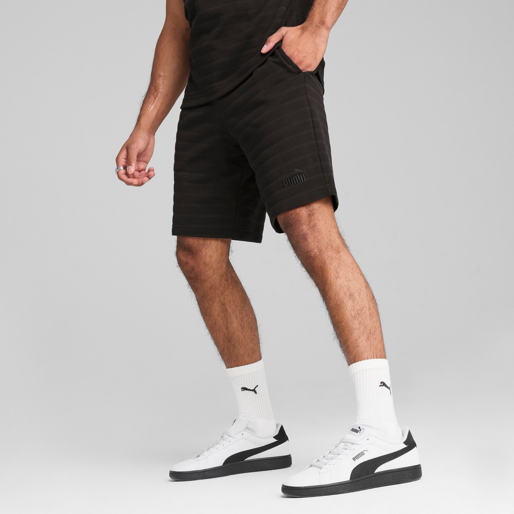 PUMA Elevated Men's Structured 9" Shorts