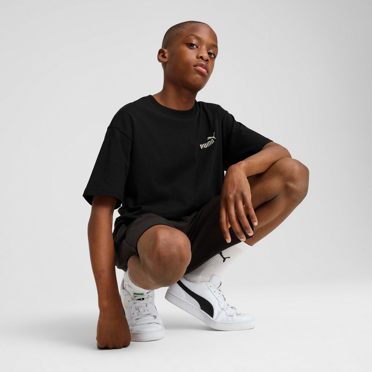 PUMA Essentials Small No. 1 Logo Relaxed Tee Youth