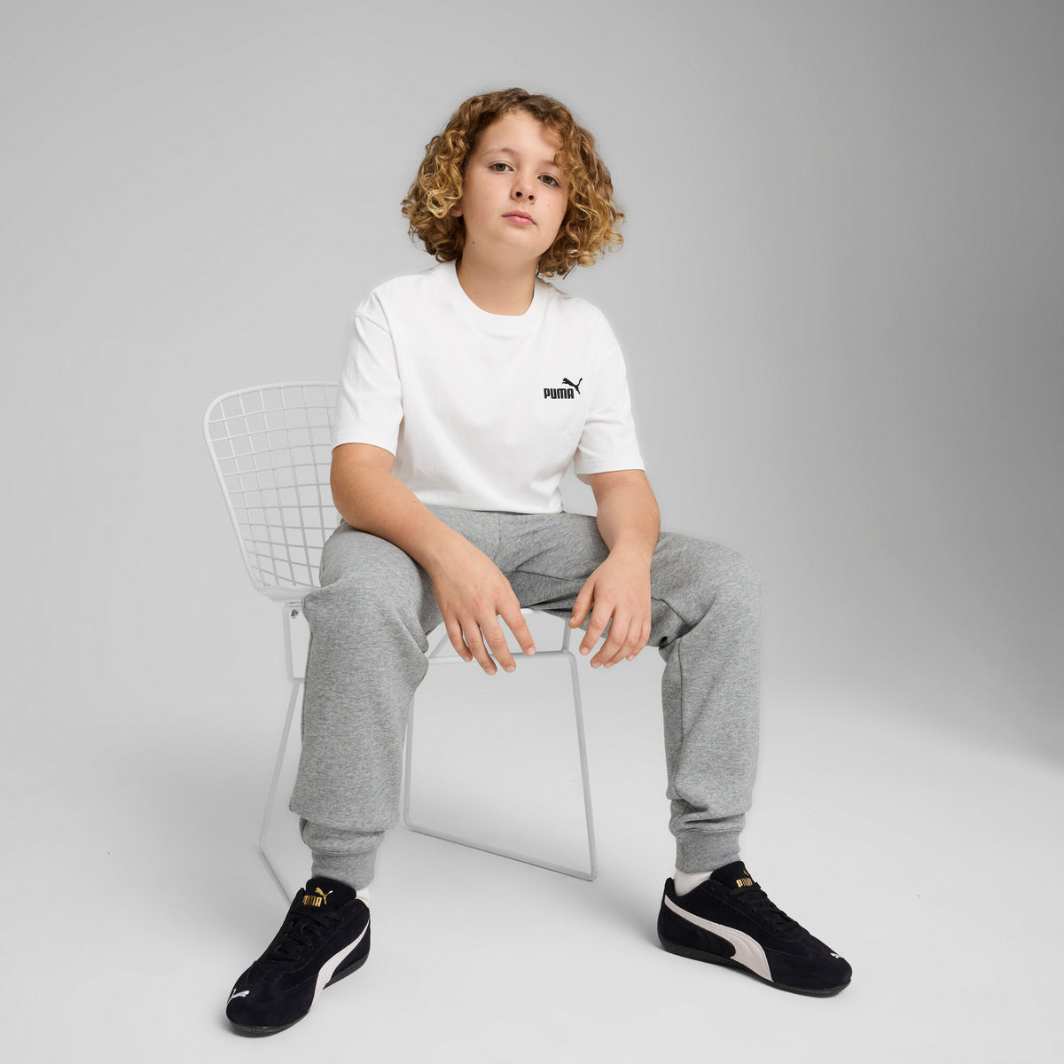 PUMA Essentials Small No. 1 Logo Relaxed Tee Youth