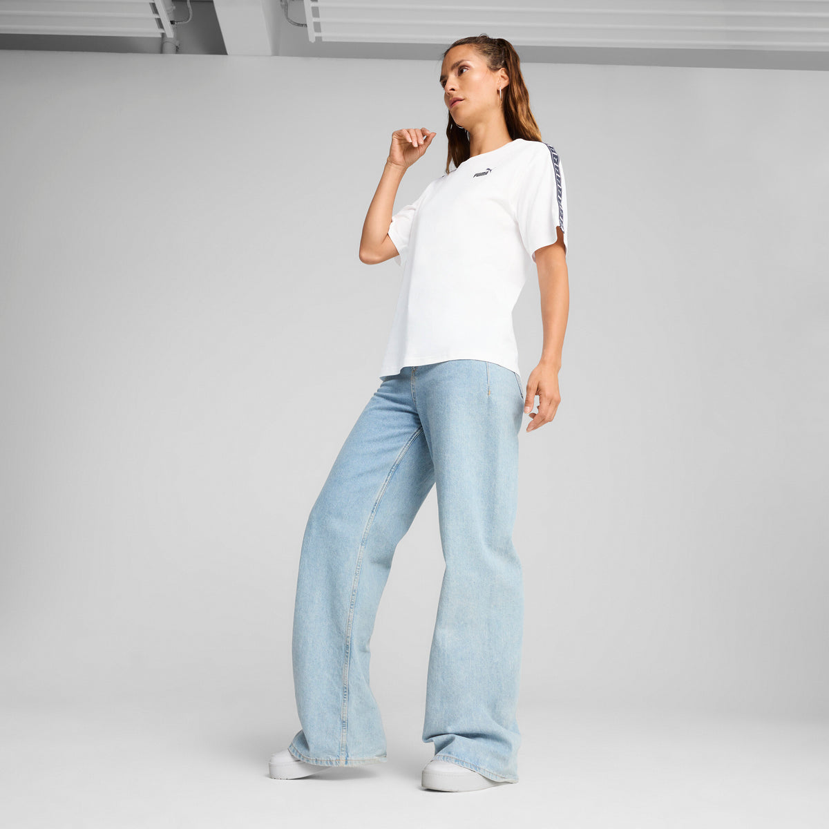 PUMA Essentials Tape Relaxed Tee Women