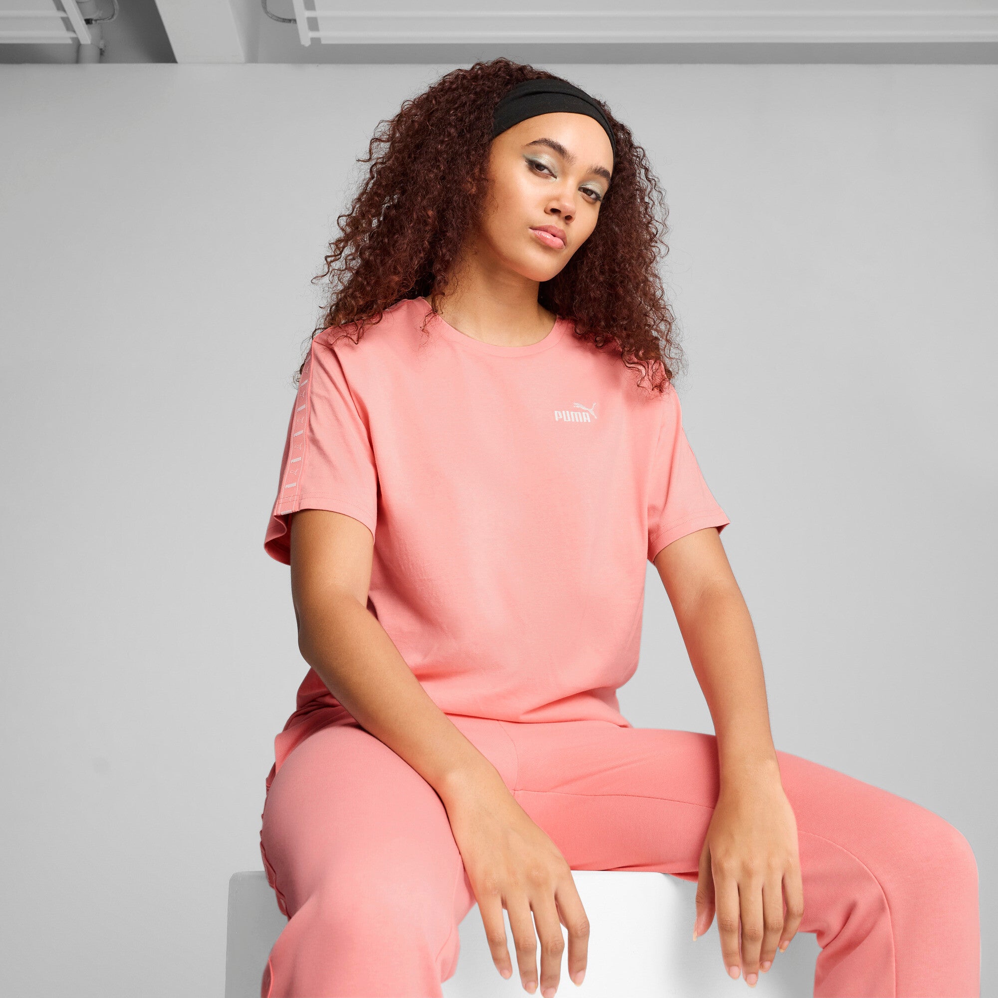 PUMA Essentials Tape Relaxed Tee Women