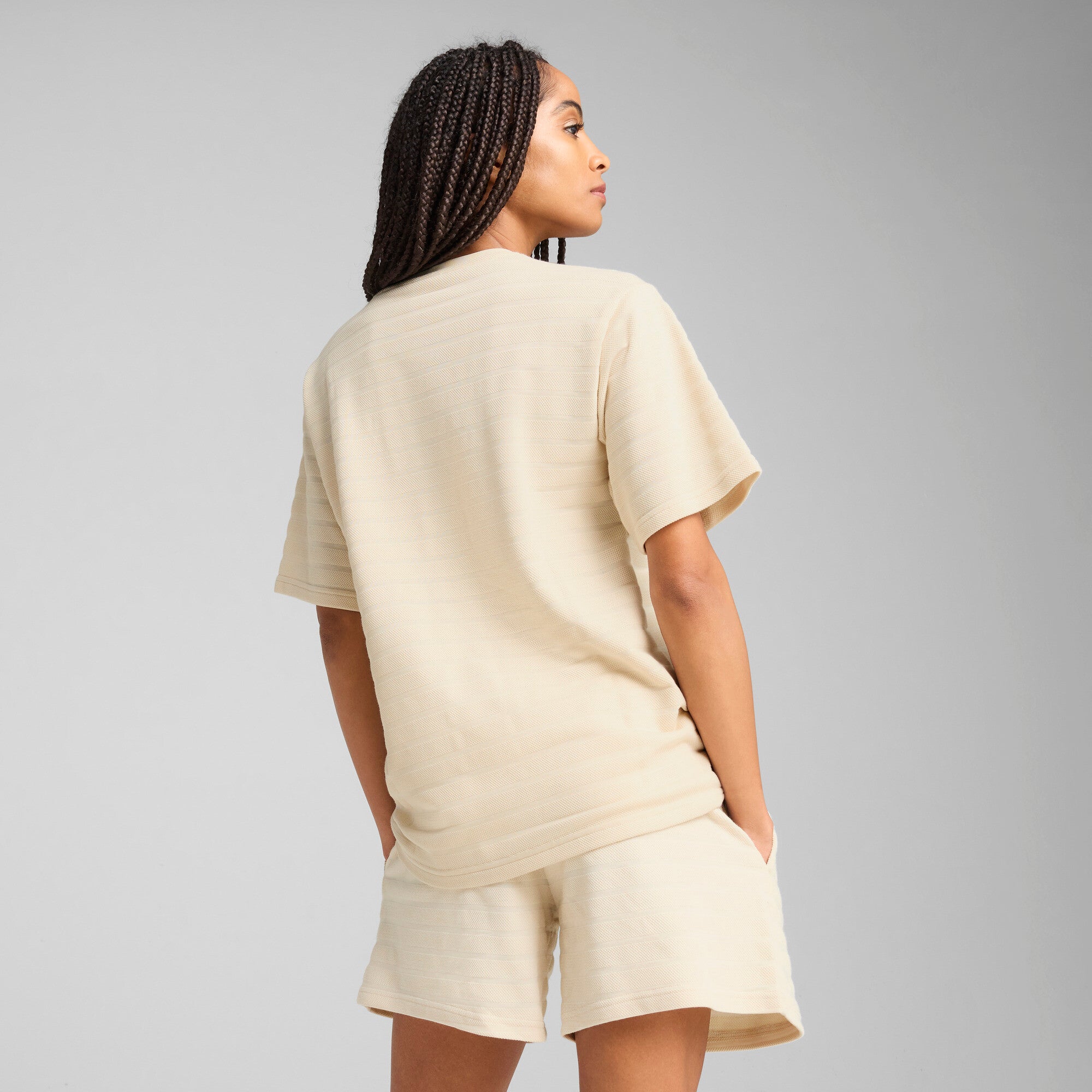 PUMA Essentials Elevated Relaxed Structured Tee Women