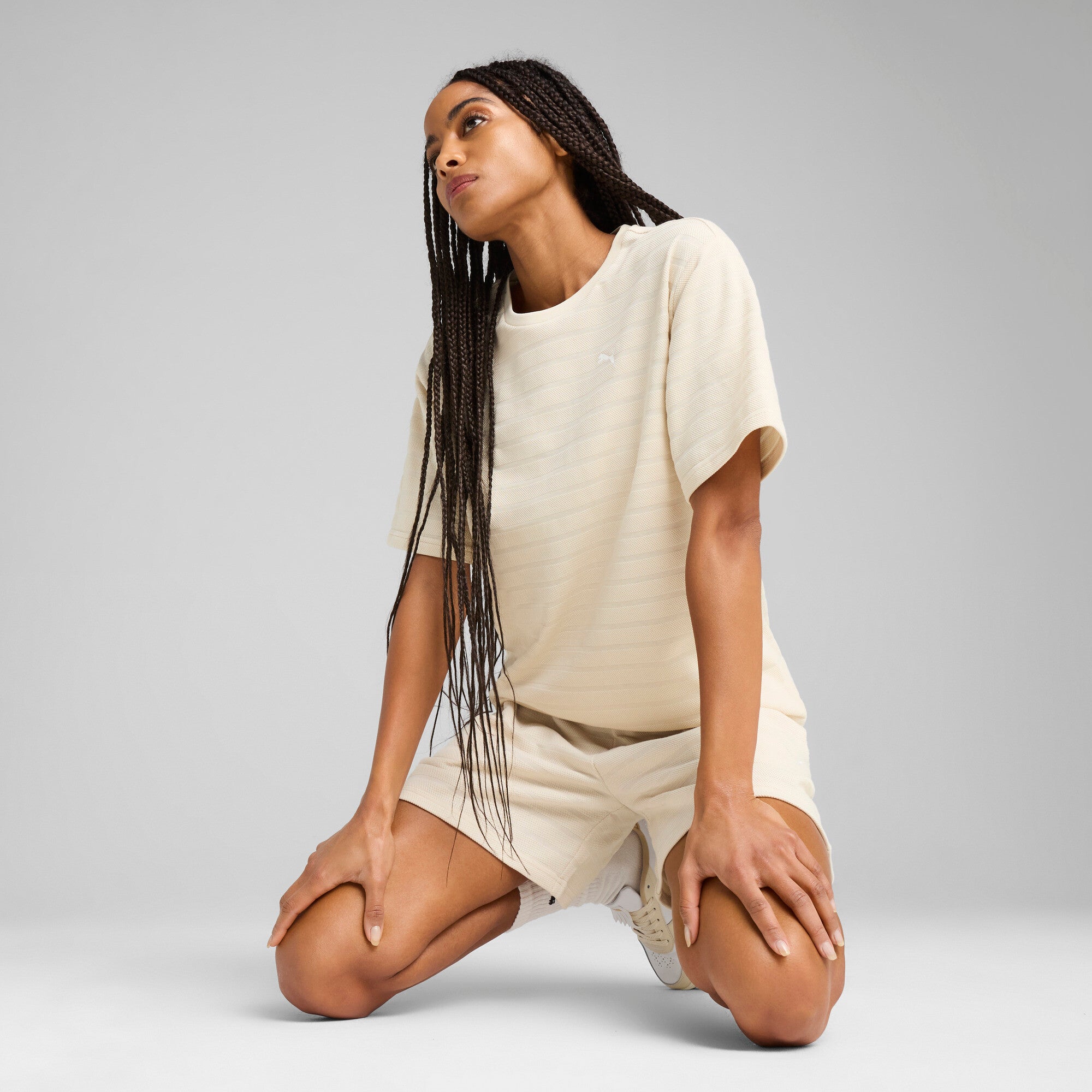 PUMA Essentials Elevated Relaxed Structured Tee Women