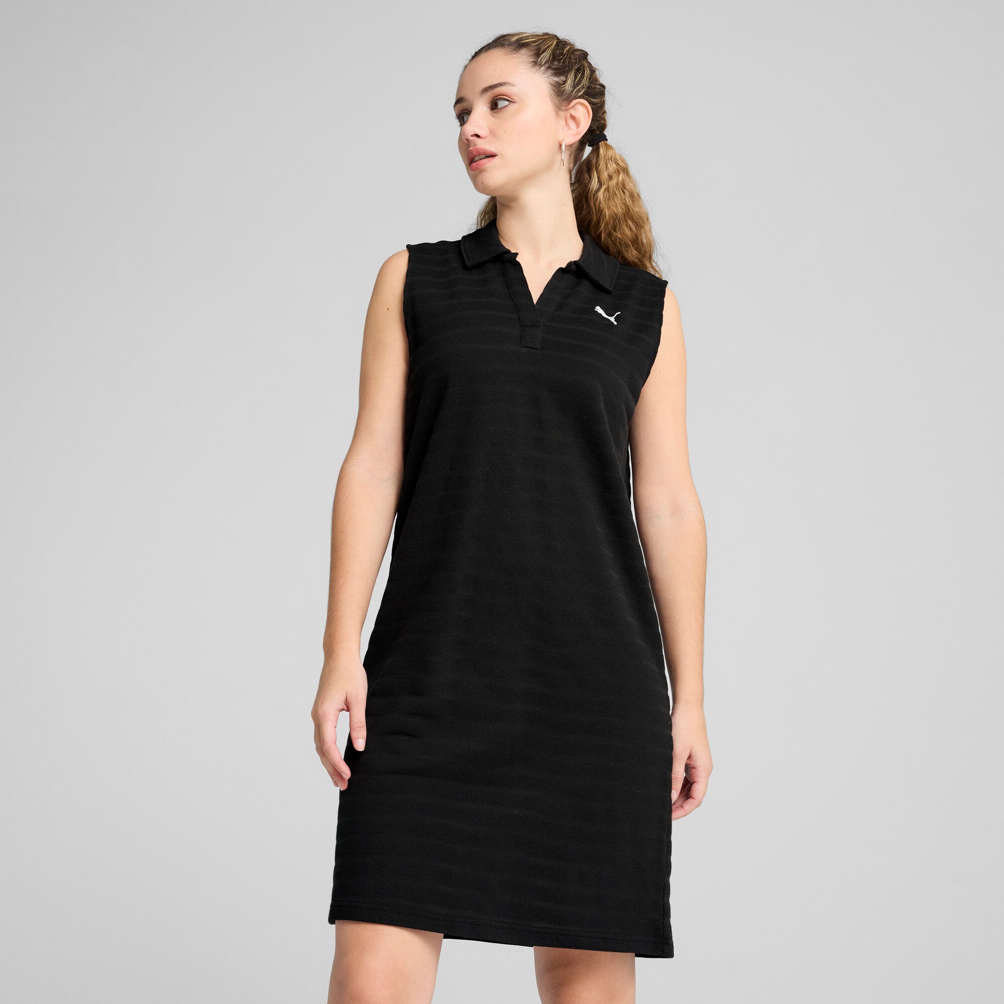 PUMA Essentials Elevated Relaxed Structured Sleeveless Dress Women