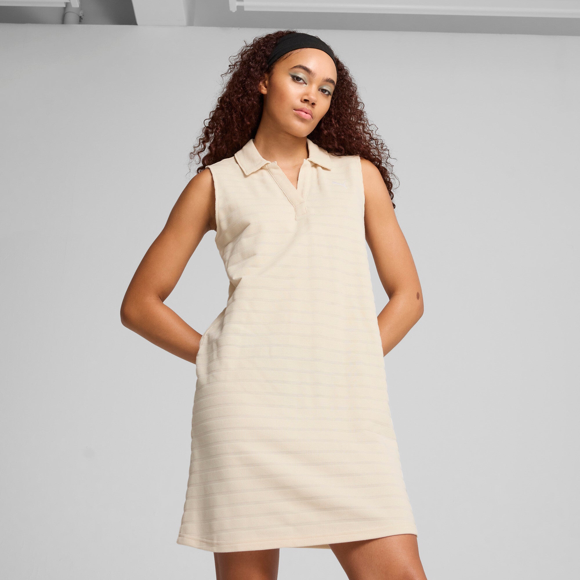 PUMA Essentials Elevated Relaxed Structured Sleeveless Dress Women