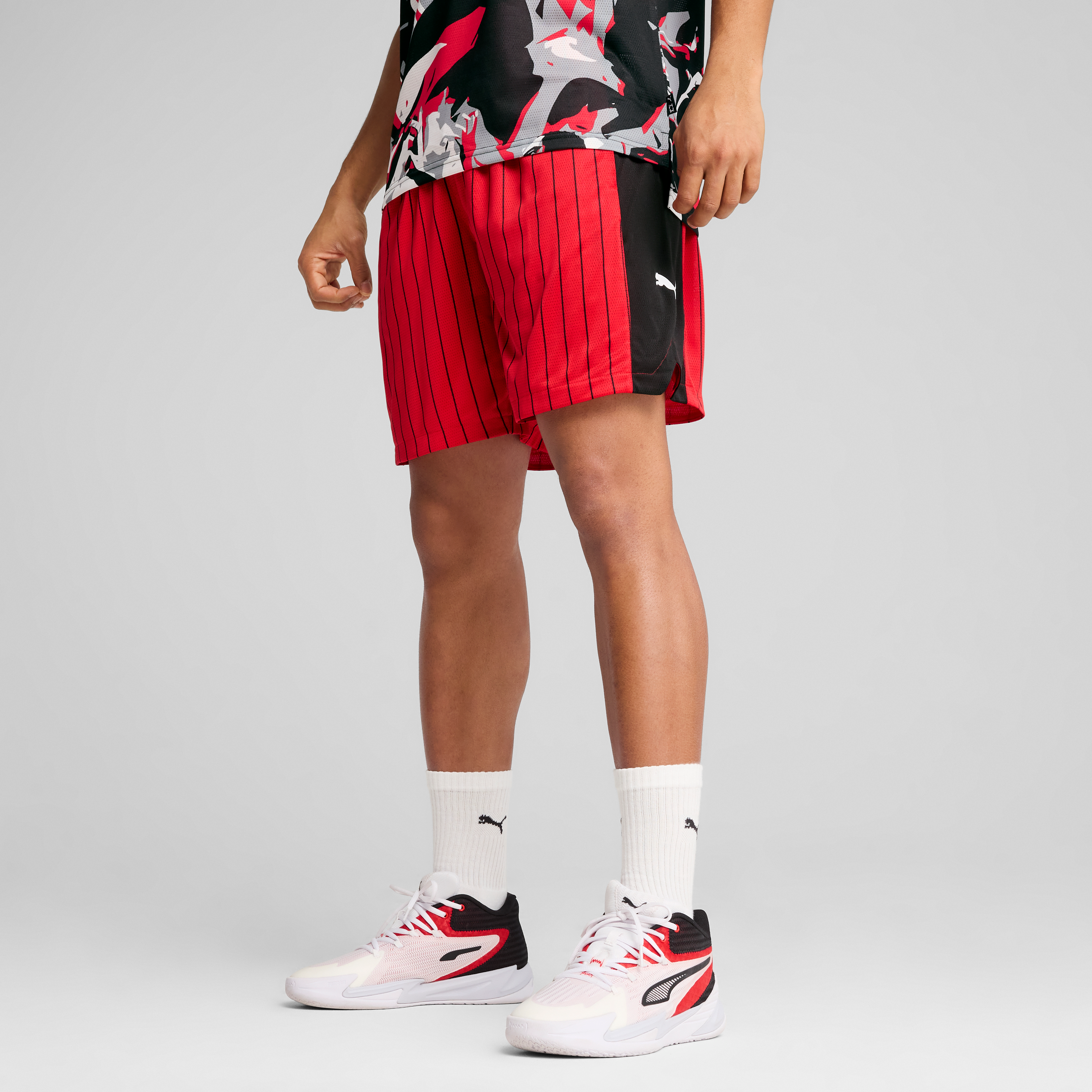 PUMA Rival Rage Heritage All-Over Print Shorts Men