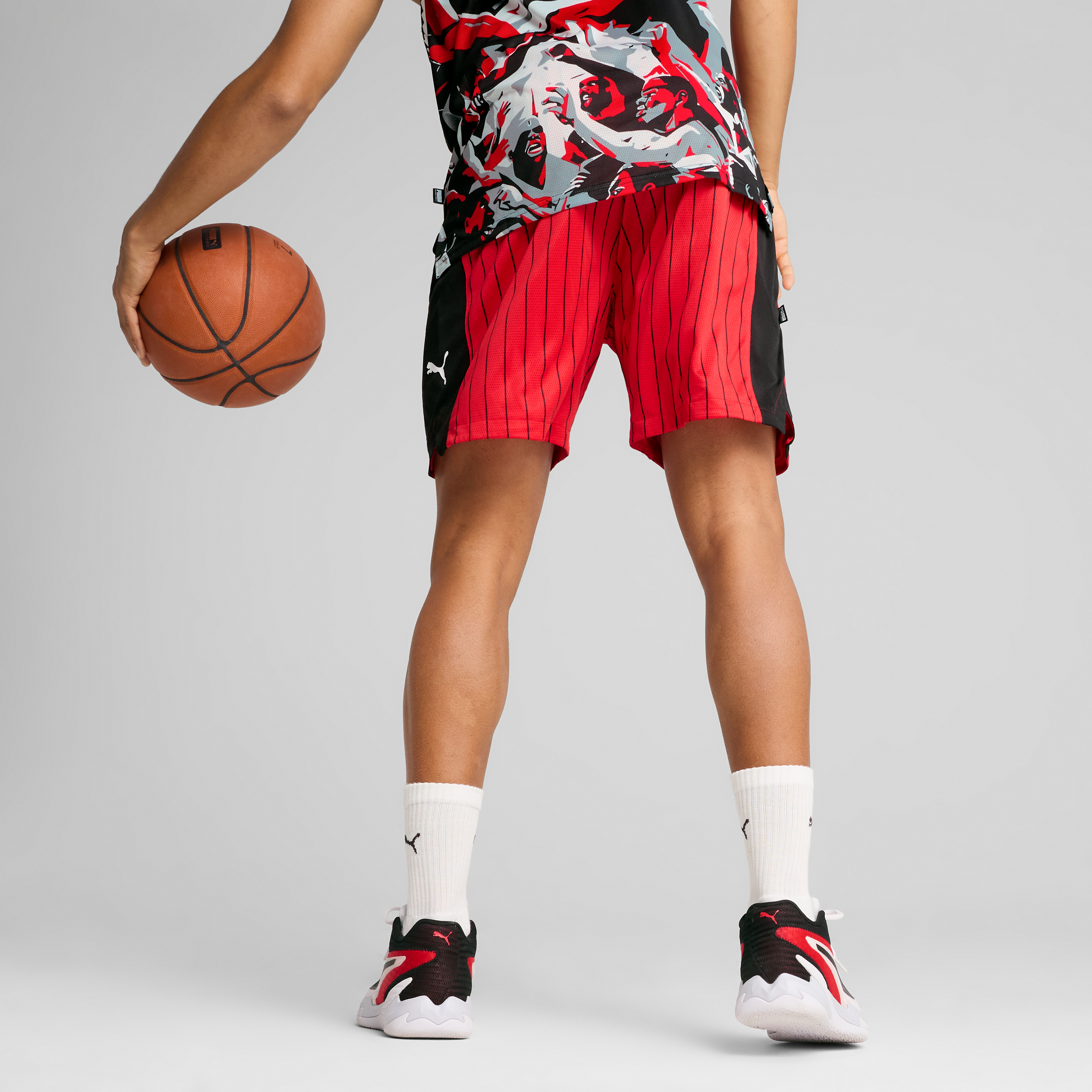 PUMA Rival Rage Heritage All-Over Print Shorts Men