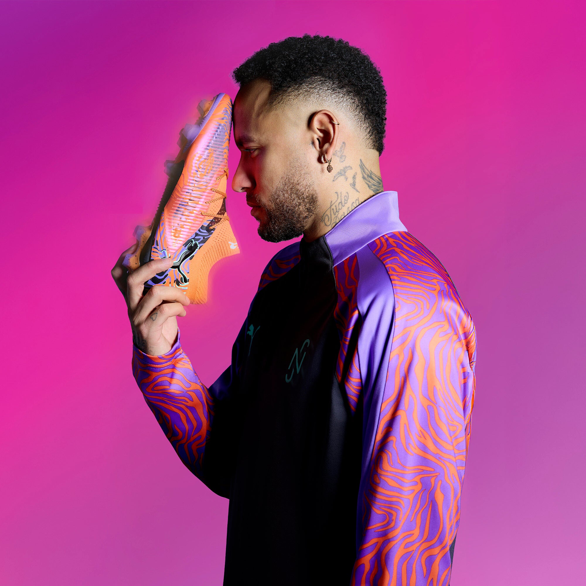 PUMA x NEYMAR Creativity Men's Quarter-Zip Soccer Top