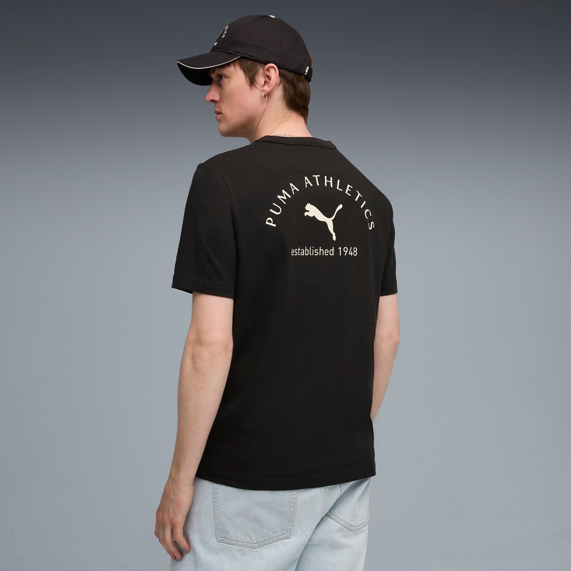 PUMA Class Men's Graphic Embroidered Cotton Tee