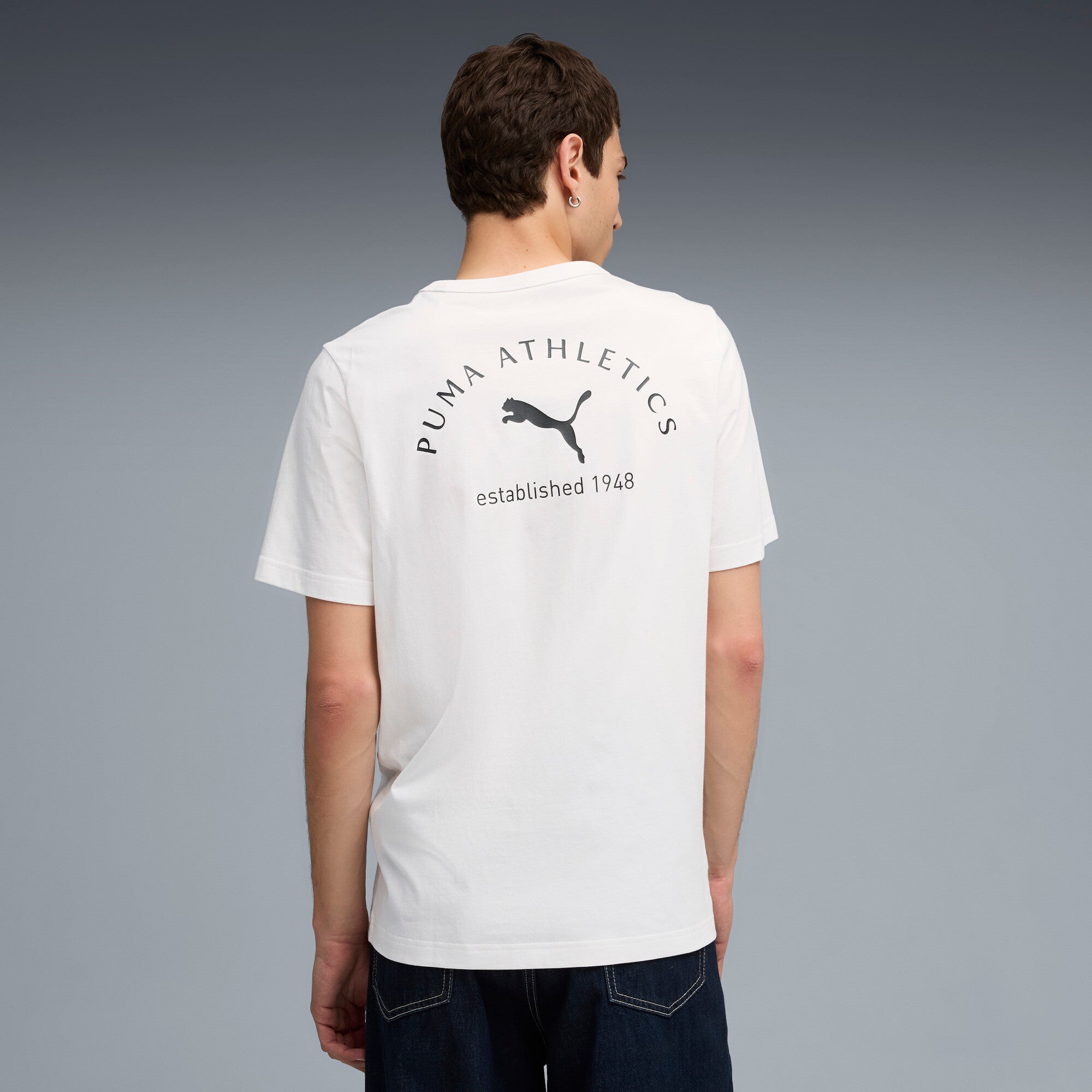 PUMA Class Men's Graphic Embroidered Cotton Tee