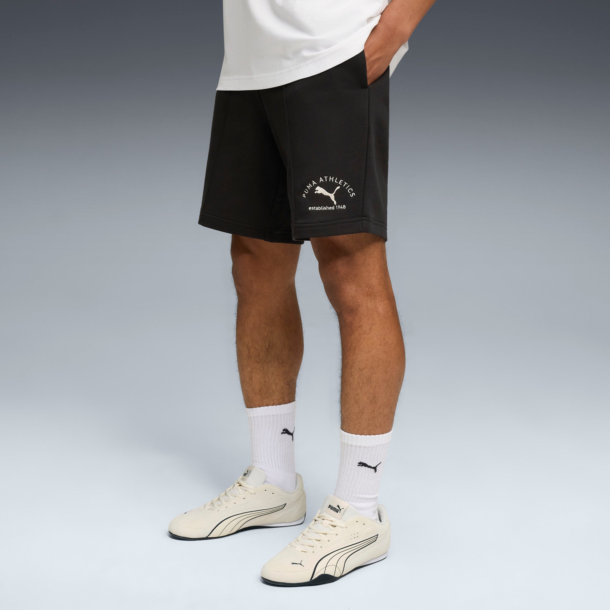PUMA CLASS 8'' Men’s Pintuck Cotton Shorts