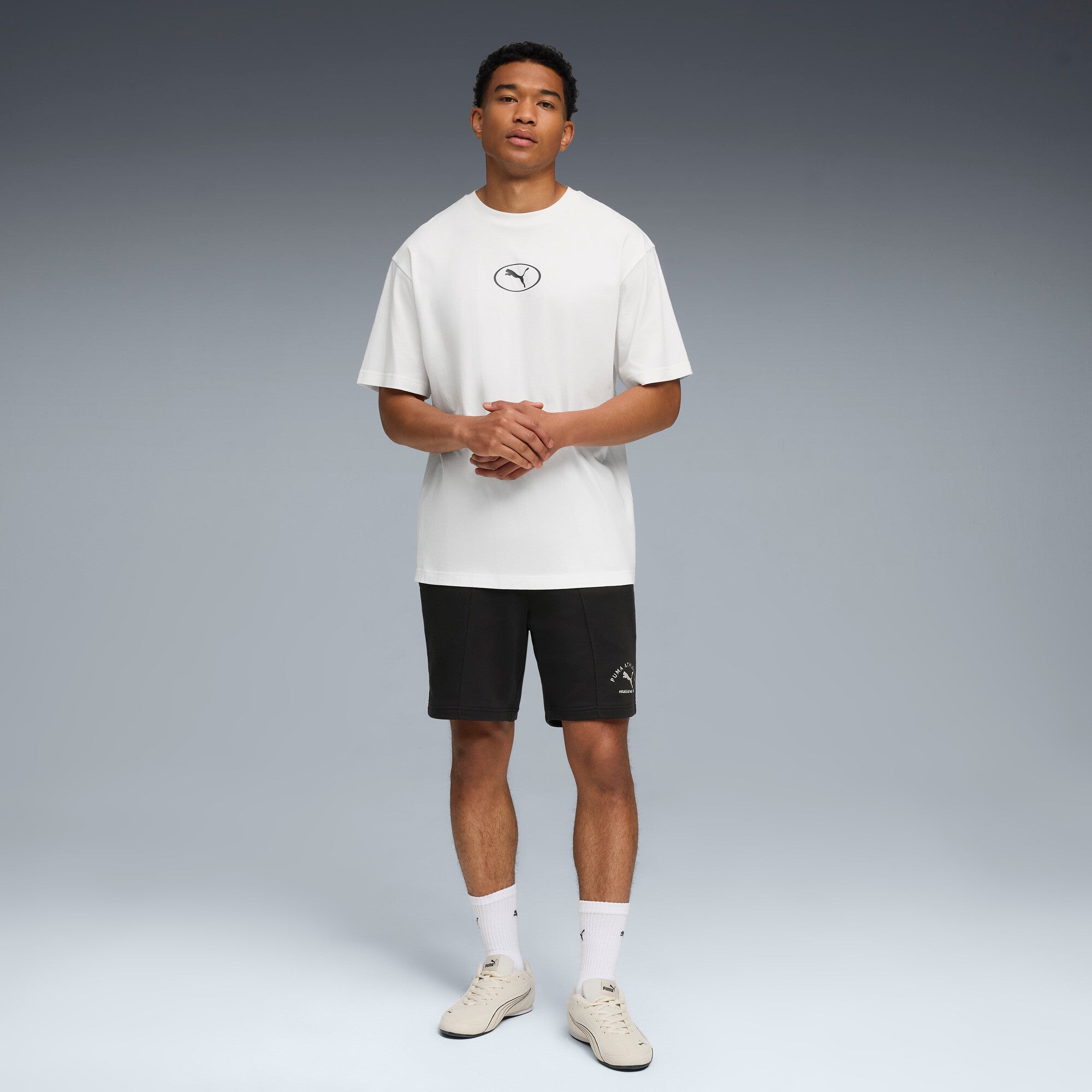 PUMA CLASS 8'' Men’s Pintuck Cotton Shorts
