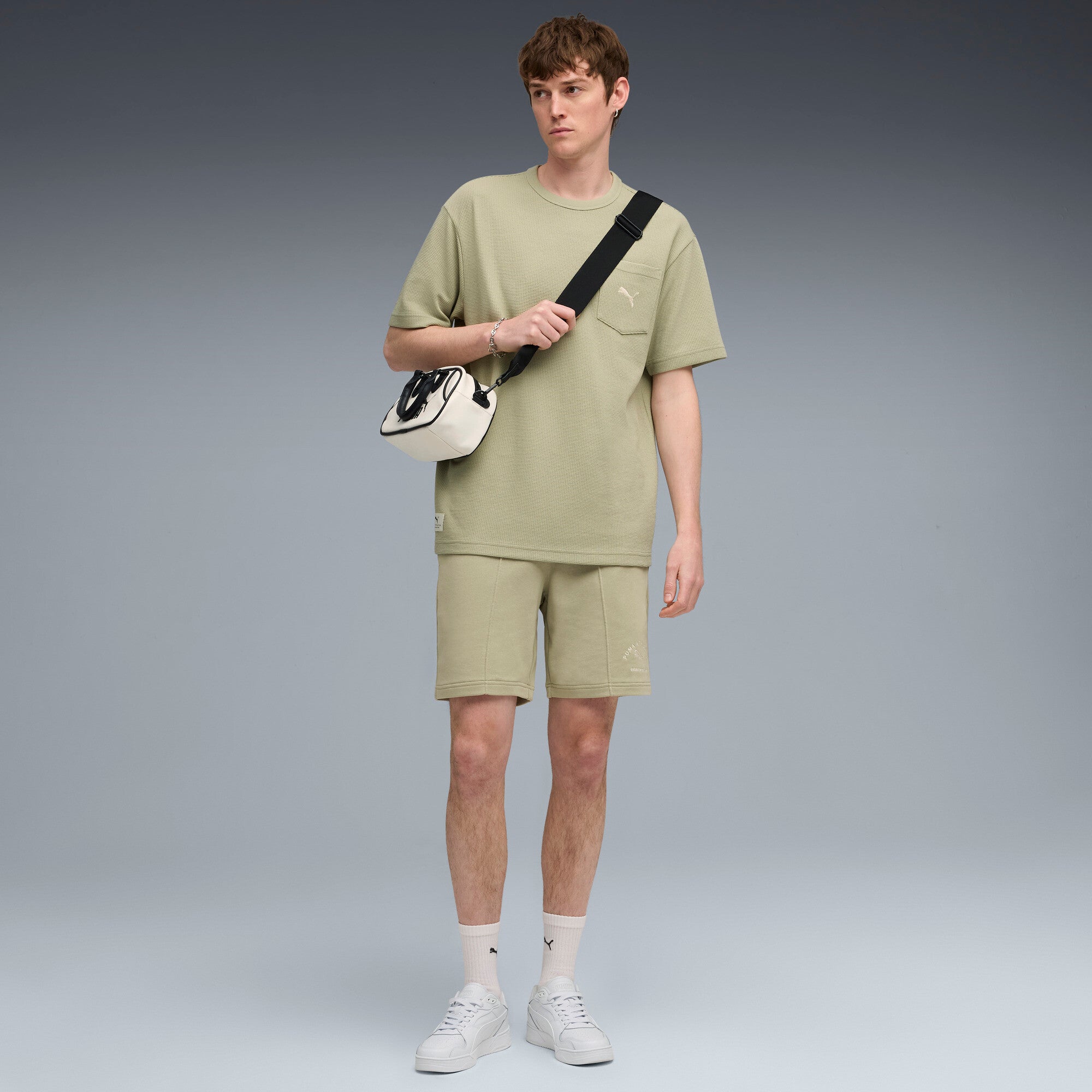 PUMA CLASS 8'' Men’s Pintuck Cotton Shorts